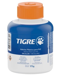 ADESIVO PLASTICO P/ PVC FRASCO 175GR TIGRE UN.