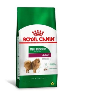 RAÇÃO MINI INDOOR ADULT 1KG ROYAL CANIN UN.