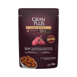 SACHE CAO ADULTO GOURM. OVELH 100G GRAN PLUS UN.