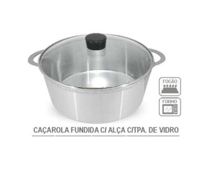 PANELA FUNDIDA C/ TAMPA VIDRO Nº 26 ELITEC UN.