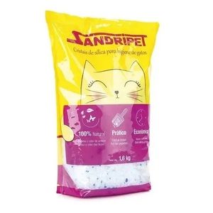 AREIA SILICA PARA GATOS 1,6KG - SANDRIPET