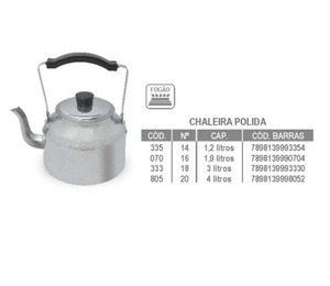 CHALEIRA N 18 3L  ELITEC UN.