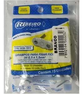 RIBEIRO - GRAMPO MIGUELAO BR FIO 0,5 A 1,5MM UN.