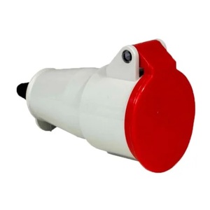 TOMADA INDUSTRIAL 400V 3P+T 16A VERMELHO UN.