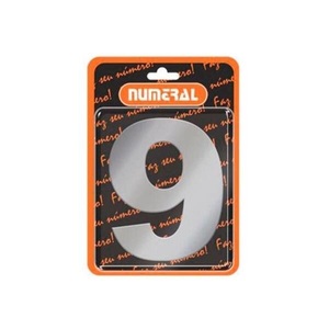 NUMERO ADESIVO DE ACO Nº9 – NUMERAL