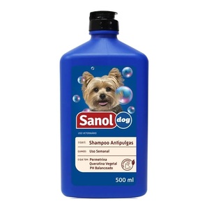 SHAMPOO ANTI PULGAS 500ML SANOL UN.