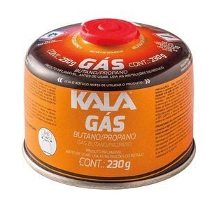CARTUCHO GAS BUTANO/PROPANO 230GR KALA UN.