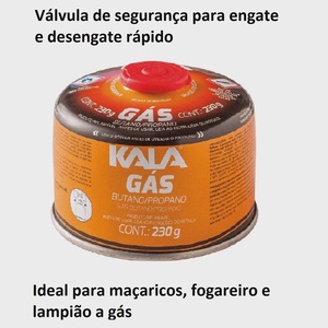 CARTUCHO GAS BUTANO/PROPANO 230GR KALA UN.