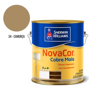 TINTA COBRE MAIS CAMURCA FOSCO 3,6LT NOVACOR UN.