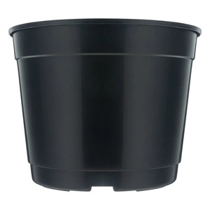 VASO PRETO PLASTICO N.04 UN.